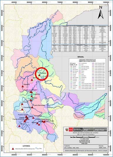 Proyecto en la cuenca del río Ucayali